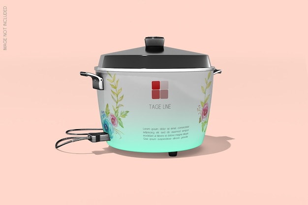 PSD rice cooker mockup