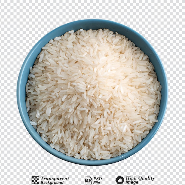 PSD rice isolated on transparent background