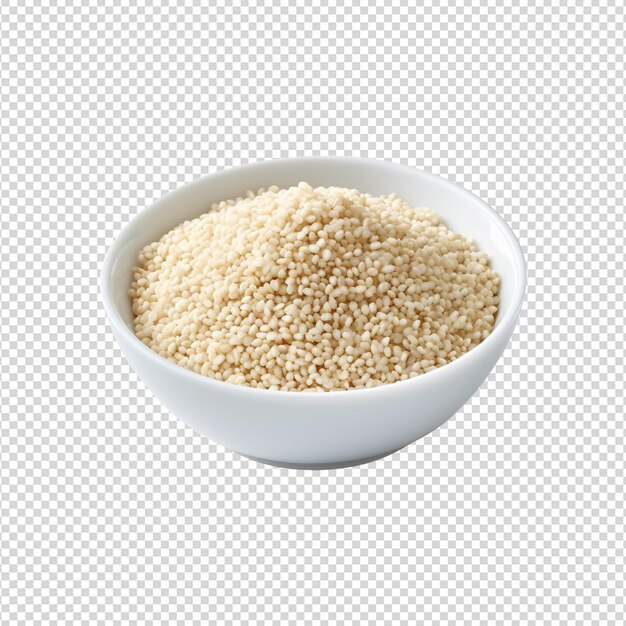 PSD rice isolated on transparent background