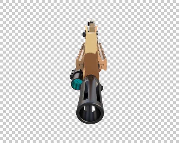 Riffle geïsoleerd op de achtergrond 3d rendering illustratie