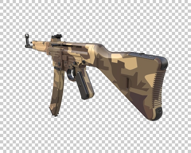 Riffle แยกจากพื้นหลัง เรนเดอร์ 3 มิติ