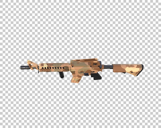 riffle isolated on background 3d rendering illustration