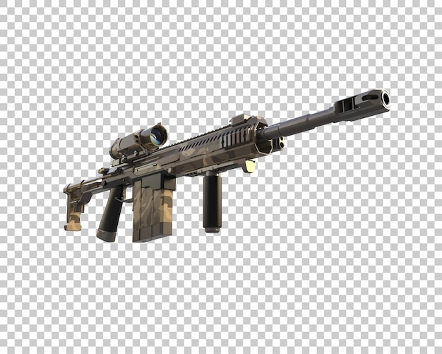 Riffle isolated on background 3d rendering illustration
