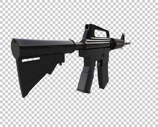 PSD riffle isolated on background 3d rendering illustration