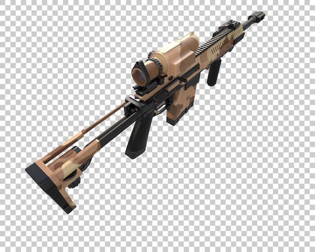 riffle isolated on background 3d rendering illustration