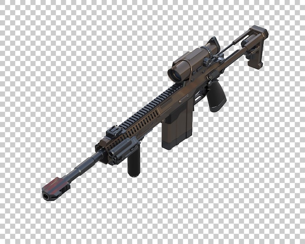 Riffle izolowany na tle ilustracja renderingu 3D