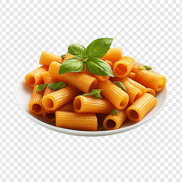 PSD rigatoni isolated on transparent background