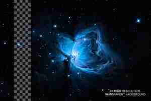 PSD rigel star b8ia blue supergiant captivatingly distant on transparent background