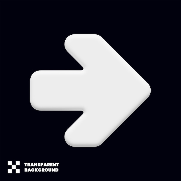 Right Arrow Pointer 3D