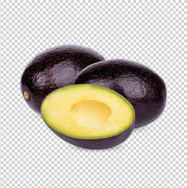 Rijpe avocado geïsoleerd Premium PSD