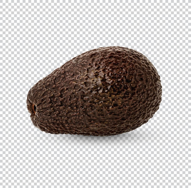 Rijpe avocado geïsoleerd premium psd