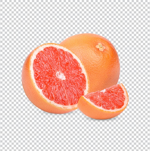 PSD rijpe grapefruit geïsoleerd premium psd