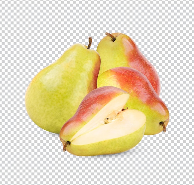 Rijpe peren geïsoleerd Premium PSD