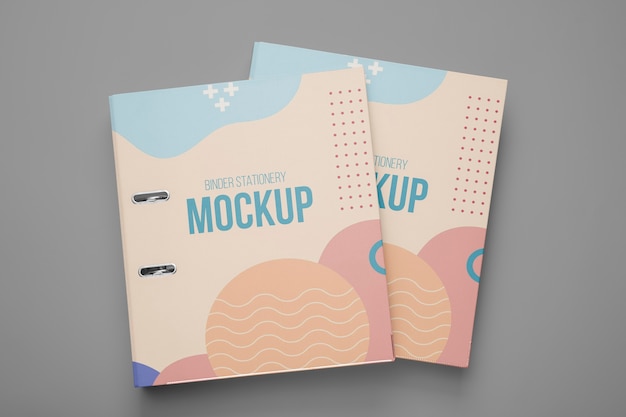 Design mockup raccoglitore ad anelli