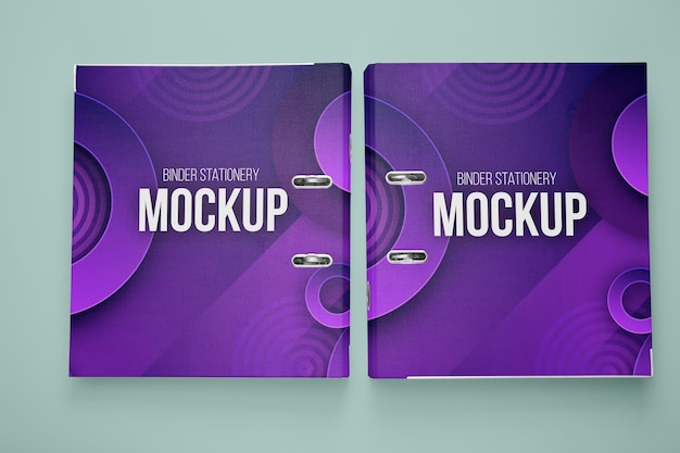 Ring binder mockup design