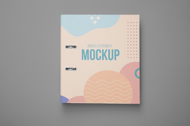 Ring binder mockup design