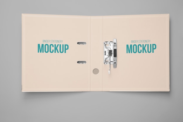 PSD ring binder mockup design