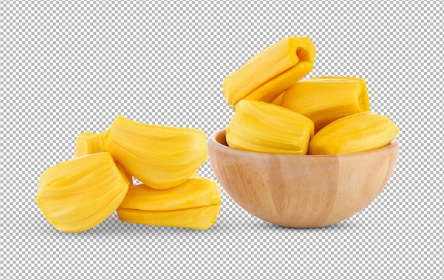 알파 레이어에 고립 익은 Jackfruit