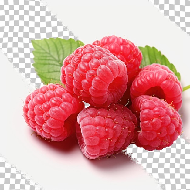 PSD ripe red fruits transparent background