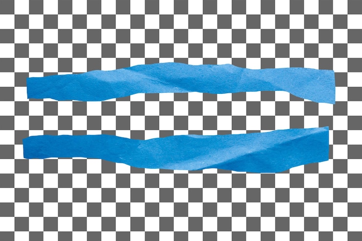 PSD ripped blue paper texture