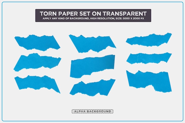 PSD ripped paper texture