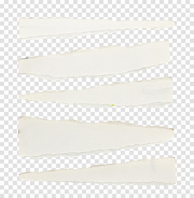 PSD ripped torn paper edges png isolated transparent background clipart