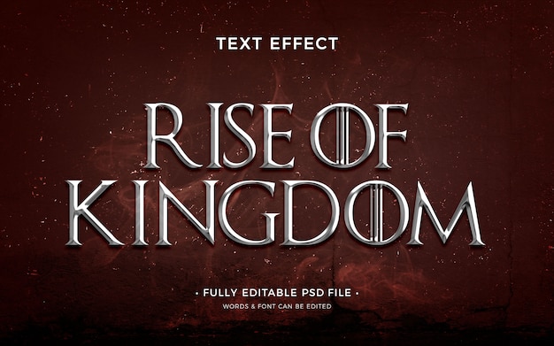 Rise Of Kingdom 텍스트 효과