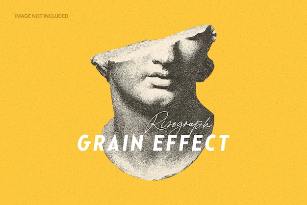 Risograph grain effect