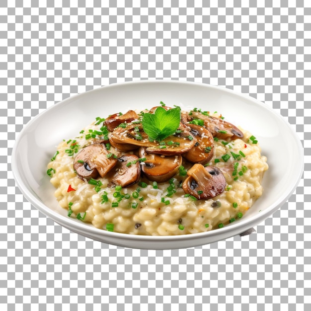 Risotto on transparent background