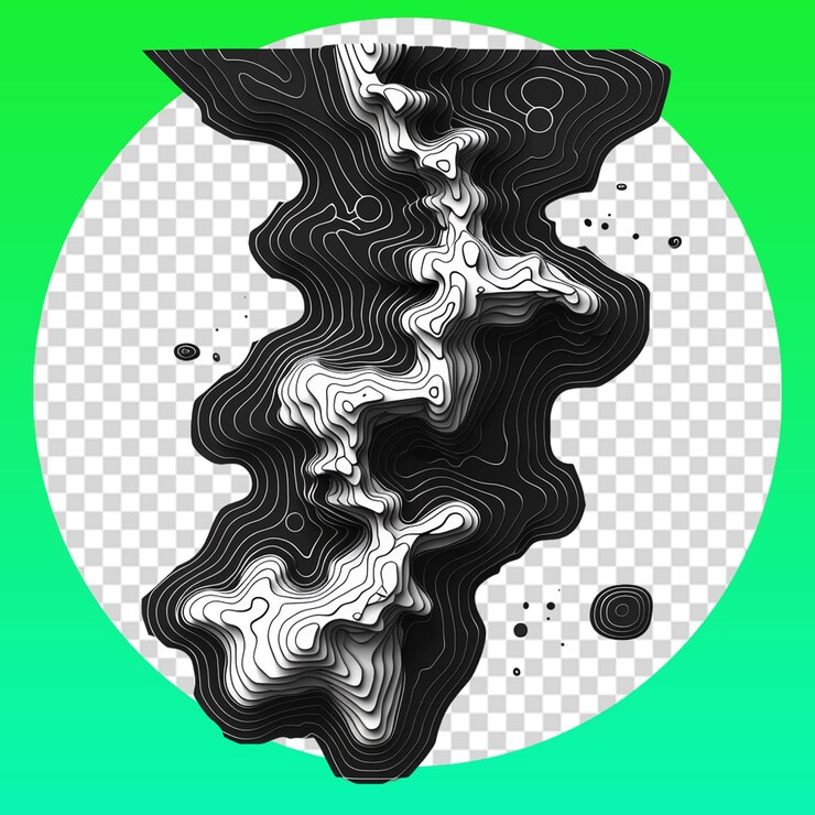 PSD river logo mock up