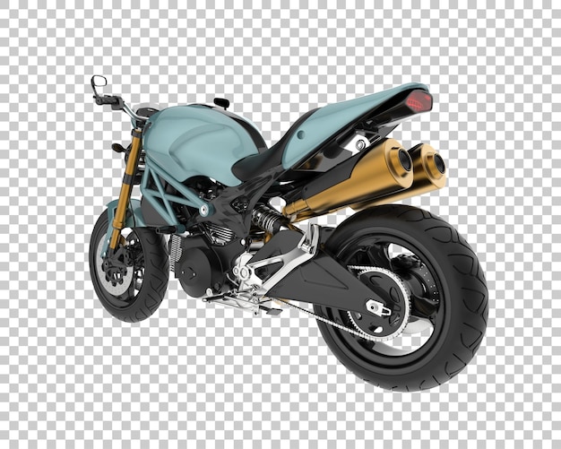 Road bike on transparent background. 3d rendering - illustration