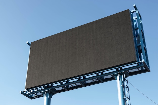 Road billboard mockup