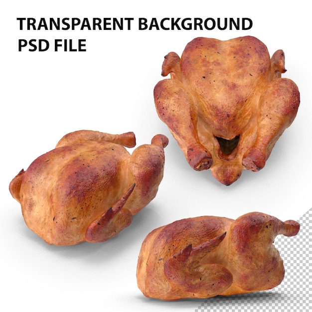 PSD roasted turkey png