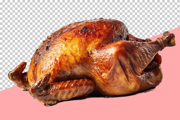 Roasted turkey. transparent background