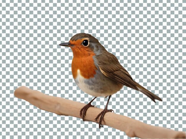 Robin on transparent background