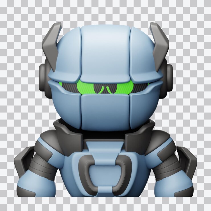 PSD robot avatar 3d illustration