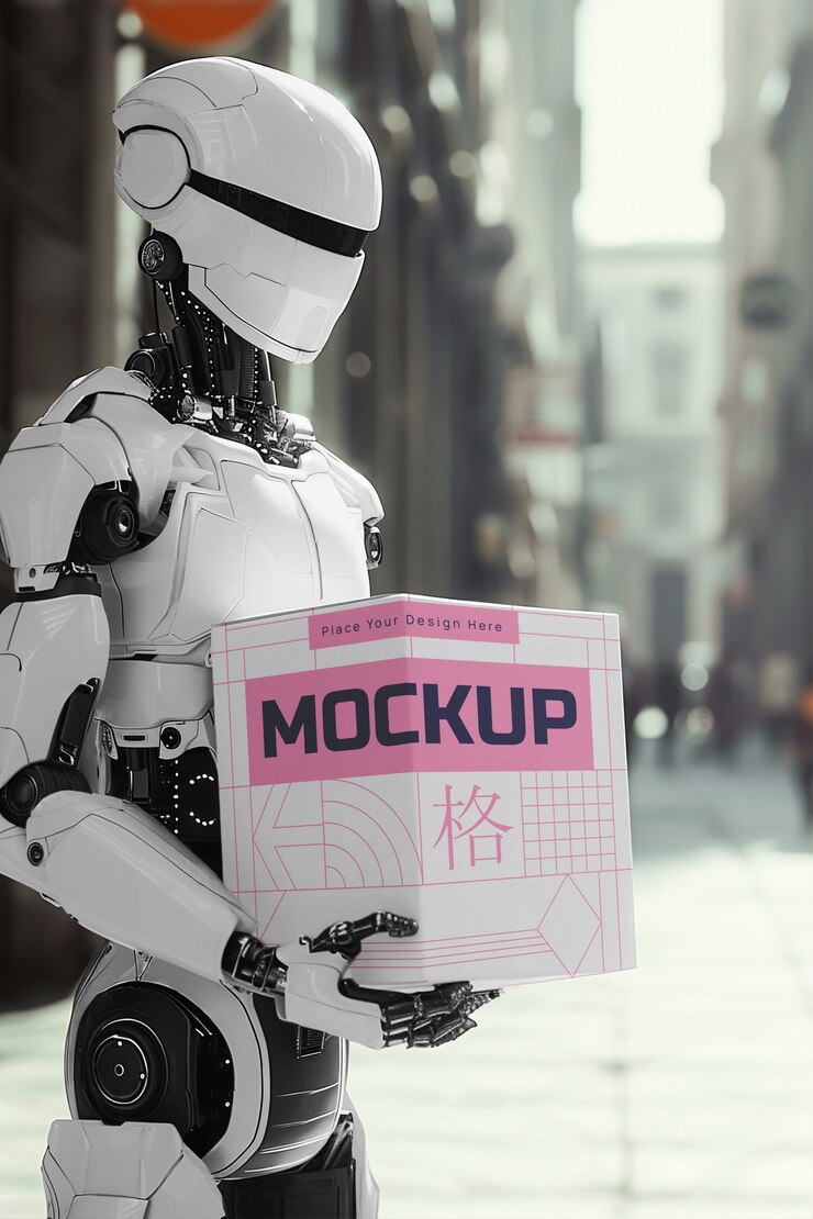 PSD robot delivery service mockup