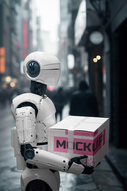 PSD robot delivery service mockup