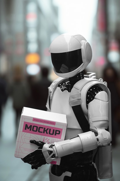 Robot delivery service mockup