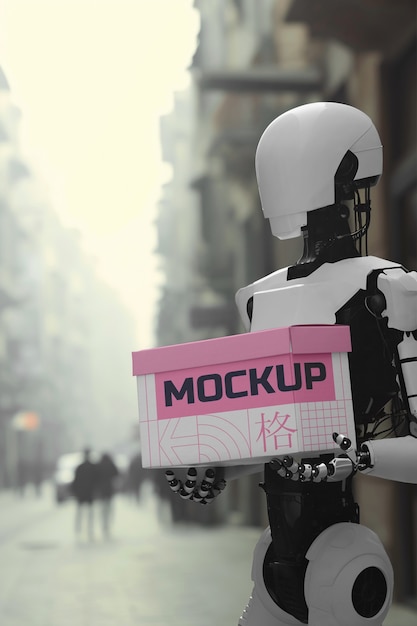 PSD robot delivery service mockup