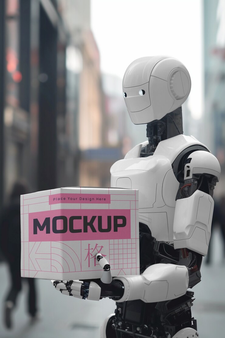 PSD robot delivery service mockup