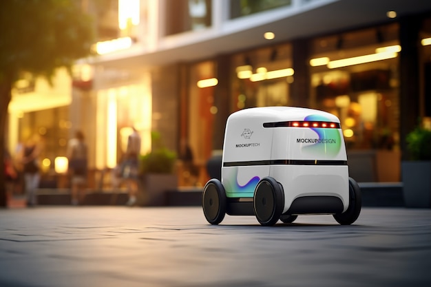 PSD robot delivery service mockup