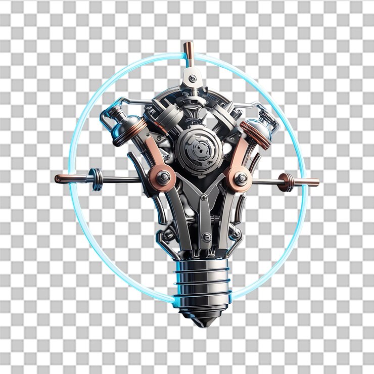PSD robot drawing by the engine