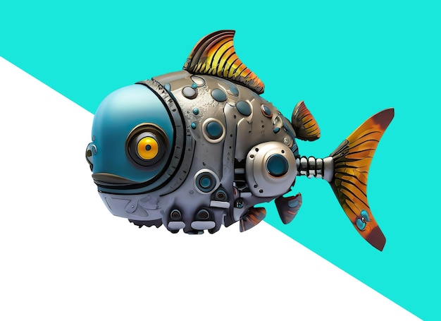 미래의 로봇 물고기