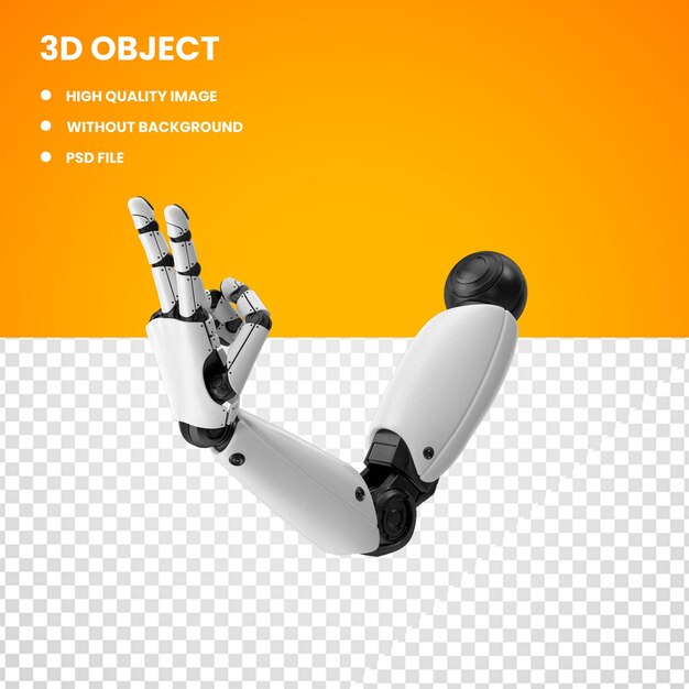 Robot hand two finger pose