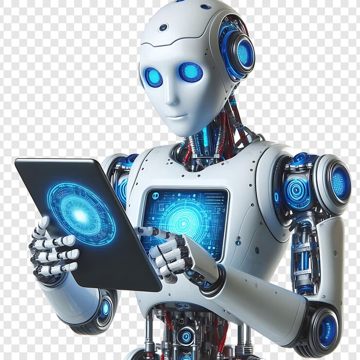 PSD robot humanoid using tablet