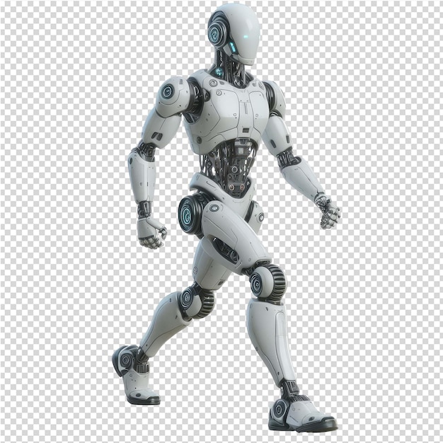 PSD robot isolated png with transparent background