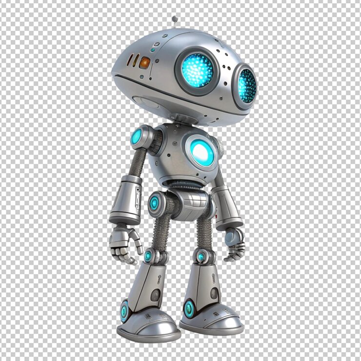 PSD a robot isolated png