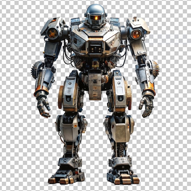 PSD robot odizolowany png z przezroczystym tłem