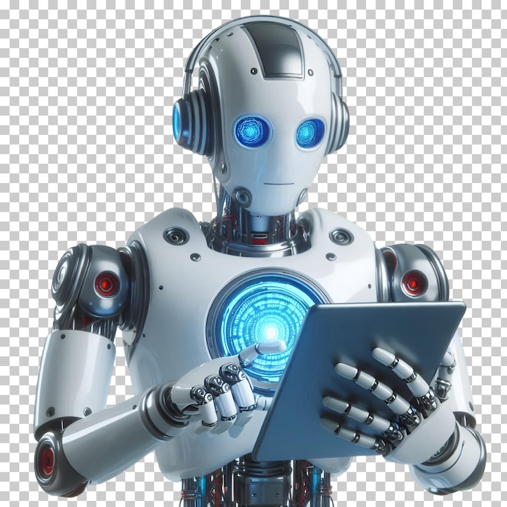 Robot png isolated on transparent background